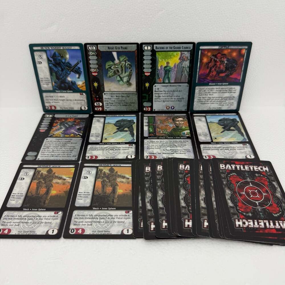 Wizards of the Coast BattleTech CCG Lot of Trading Cards